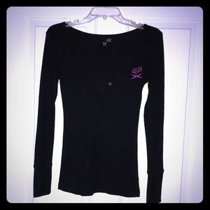 Fox Racing black long sleeve shirt